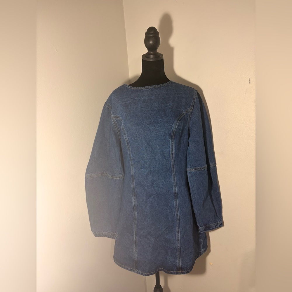 Blue Denim Tunic Top💙
